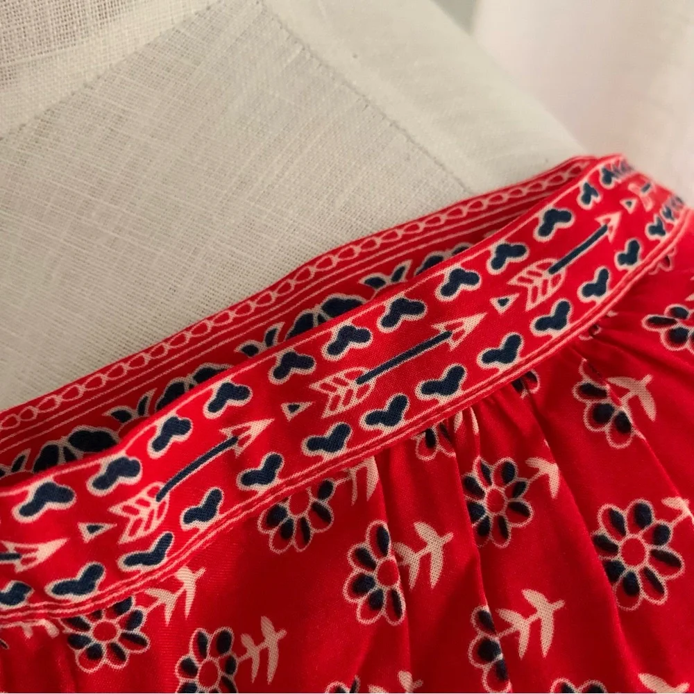Spell Gypsiana Red Paisley Maxi Skirt - Picture 7 of 9